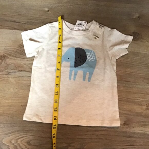 FIRST IMPRESSIONS -KID'S SHORT SLEEVE GRAPHIC T-SHIRT SIZE 12MONTHS-NWT - Picture 3 of 5
